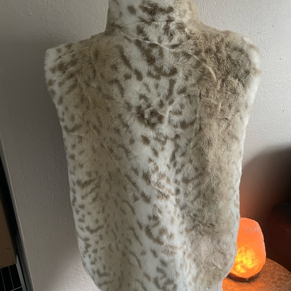 Giacca Leopard Fox Fur Vest - Picture 3 of 8